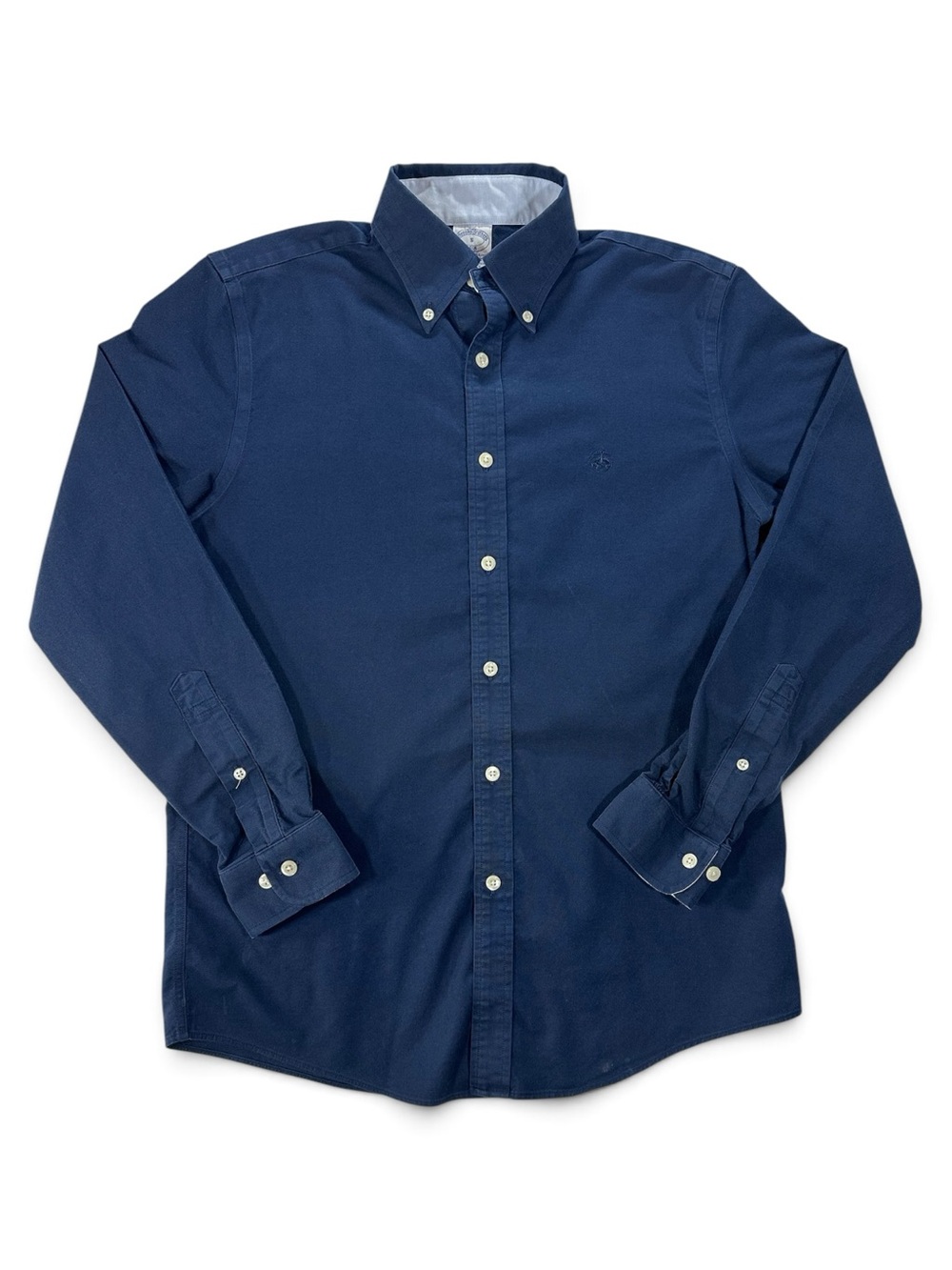 Brooks Brothers Men’s S Navy Button-Down Oxford Shirt